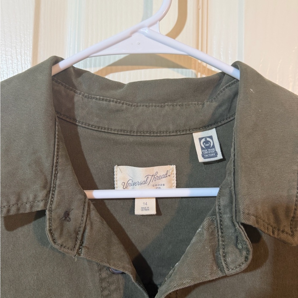 Universal Thread Khaki Utility Romper - image 3